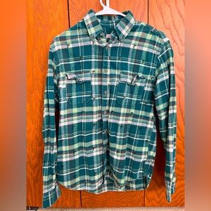 Men’s Merona Green Flannel